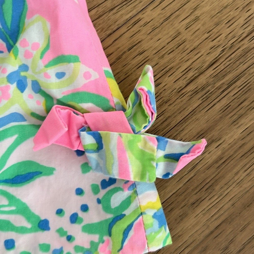 Lilly Pulitzer Pink Multi Tropical Floral Tank Dress & Bloomer Set - Picture 2 of 5